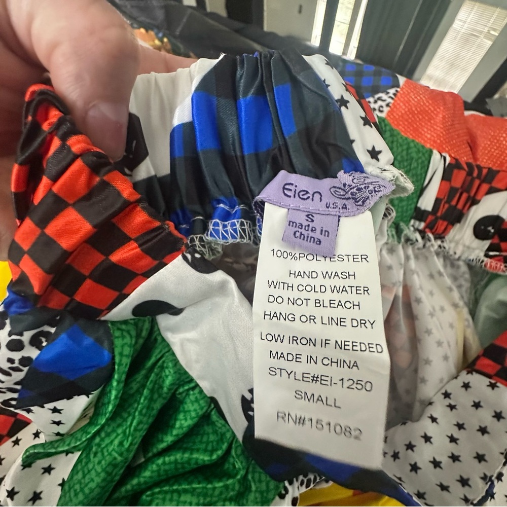Colorful Patchwork Maxi Skirt - Picture 6 of 7